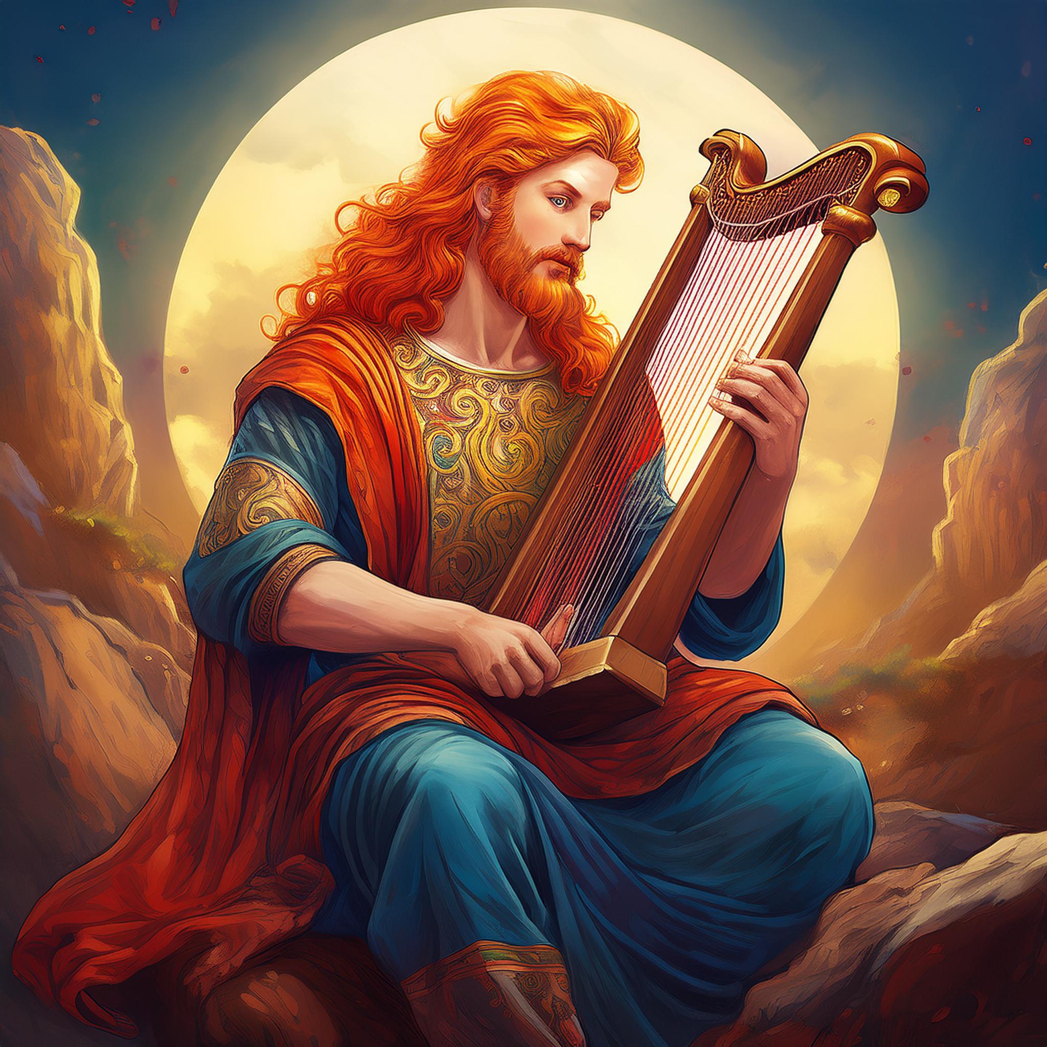 Prophet Samuel annointing David son of Jesse